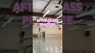 AFTER CLASS PRACTICE ballerinaballetpracticeballetdancerballetclassguestartistdancer [upl. by Nalad665]