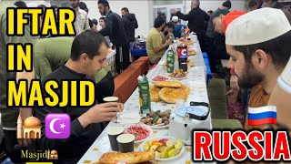 IFTAR in Russian Masjid 🕌☪️🇷🇺  Orenburg State Medical University  MBBS in Russia [upl. by Oleic]