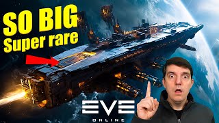 I found the BIGGEST ship in EVE Online [upl. by Llenal963]