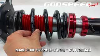 Godspeed Coilover Setting Preload Tutorial [upl. by Ellita]