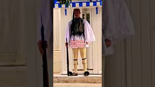 The Evzones the elite Greek Presidential Guard viral greek travel [upl. by Bethesda529]