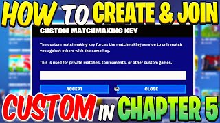 How to MakeJoin CUSTOM matches in Fortnite 2024 [upl. by Lamhaj]