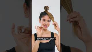 Easy Formal Updo Tutorial  Heatless Hairstyle  Bumble and bumble shorts [upl. by Eilis323]