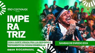 IMPERATRIZ Carnaval 2024  Sambas de Enredo  Clipe Oficial [upl. by Erapsag315]