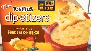 Tostitos Dipetizers Mexican Style Four Cheese Queso Review [upl. by Einnor301]