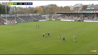 CRAIG MORRISON GOAL  IRELAND V SCOTLAND  2024 SHINTY HURLING INTERNATIONAL [upl. by Teressa]