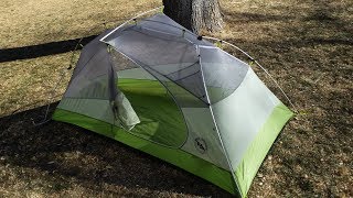 Big Agnes Rattlesnake SL1 mtnGLO tent [upl. by Afatsom]