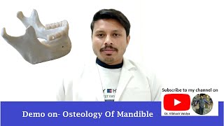 Mandible Osteology I Features amp attachments I Full demo I Dr Vibhash Vaidya [upl. by Bobbie207]