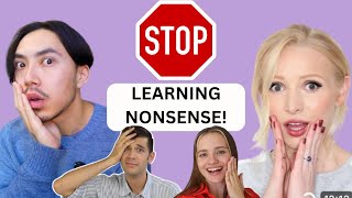 AVOID THIS NONSENSE FROM ENGLISH WITH LUCY ENGLISH WITH VENYA PAK POC ENGLISH VERONIKA LANGUAGE [upl. by Diad]