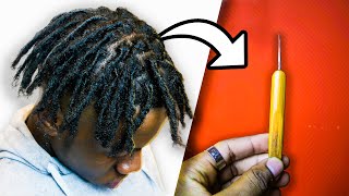 Comment Faire Des DREADLOCKS avec un CROCHET [upl. by Ahseenal]