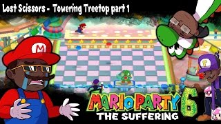 Lost Scissors  Mario Party 6 Towering Treetop part 1Stream Highlight [upl. by Euqinna]