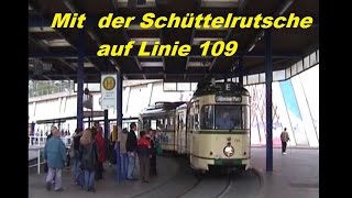 Schüttelrutsche 705 auf Linie 109 in Essen [upl. by Nalehp96]