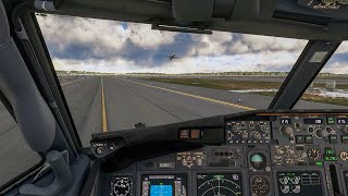 MSFS 2020  NO DELAY Departure from Boston [upl. by Aneeres]