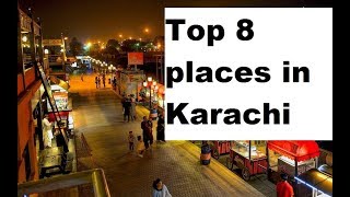 Top 8 Places in Karachi with Names l Karachi Famous Places To Visit  2018 [upl. by Anits]