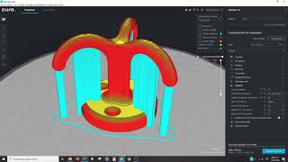 Configuración de soportes con Cura [upl. by Nitin]