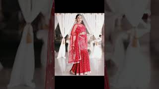 beautiful party wear sharara design ll anjum official [upl. by Ardnassak]