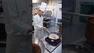 Flambé cooking technique [upl. by Drawd]