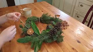 Rural Hub Towns  Christmas Wreath Making Tutorial [upl. by Illom]