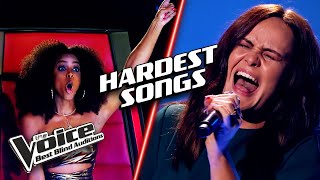 Performing The HARDEST Songs To Sing  The Voice Best Blind Auditions [upl. by Rexanna]