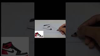 Air Jordan 1  HOW TO DRAW SHOES  EASY STEP BY STEP shorts [upl. by Layor243]