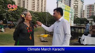 Climate March Karachi 2024  climate change  Heat wave  Flooding  Importance of Urban Forest [upl. by Loseff106]