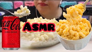 ASMR MAC amp CHEESE MUKBANG No Talking EATING SOUNDSCheesiest mac n cheese [upl. by Allenaj]