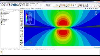 Hertz Contact Simulation using Abaqus  FEA  CAE [upl. by Eatnahs109]