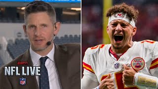 NFL LIVE  quotPatrick Mahomes is climbing to top of GOATquot  Dan Orlovsky on Chiefs improve to 101 [upl. by Nissensohn]