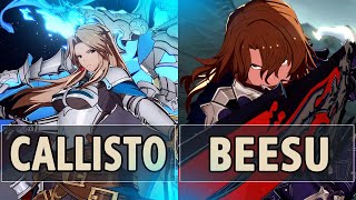 GBVSR🔥Callisto Katalina Vs Beesu Siegfried🔥 High Level Gameplay [upl. by Yeslehc]