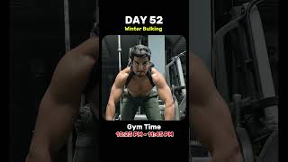 Bulking Day 52  gym gymworkoutvlog motivation gymvlog [upl. by Lasky]