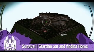 StarMade  Survival  Episode 1  Starting out and Finding Home [upl. by Yecrad592]