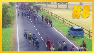 CROSSWIND CHAOS 8  Pro Cycling Manager 2024  REMBE Pro Cycling Career [upl. by Jasisa]