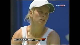 2002 Sydney Quarterfinal Clijsters vs Henin [upl. by Nohtahoj]