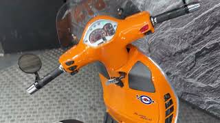 MOTORBIKES 4 ALL REVIEW PIAGGIO VESPA GTS 125 FOR SALE [upl. by Marron]