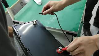 48v 100ah lifepo4 battery IP67 Waterproof Test Video [upl. by Klimesh]