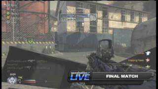 GameBattles Live  MW2 4v4 Showdown Tournament Finals  Game 3 Part 2 [upl. by Annoj]