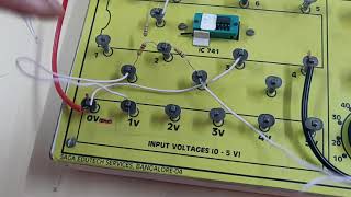 Op amp adder and subtractor using IC 741 [upl. by Ruggiero]