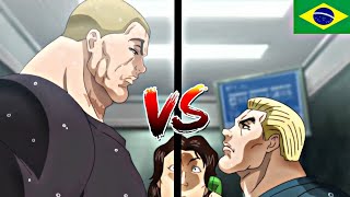 🇧🇷 JACK HANMA VS SIKORSKY  Yujiro agradece jack 😳   Baki 2018   dublado [upl. by York]