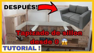 COMO TAPIZAR UN SILLON PASO A PASO  CAPITULO 2 [upl. by Miculek]