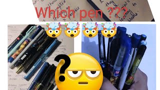 which pen 🖊️ for mains exam🤷😱  Long Answers mains exam pen  fastest pen  all types pen reviews [upl. by Llehsim863]