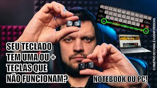 TROCANDO A FUNÇÃO DE UMA TECLA POR OUTRA keyboard keycap [upl. by Arutak]