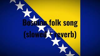 Bosnian folk song SlowedReverb  ww2 [upl. by Yliah]