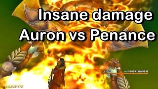 Final Fantasy X HD Remaster PS3  Auron vs Penance SUPER BREAK DAMAGE [upl. by Llirred]