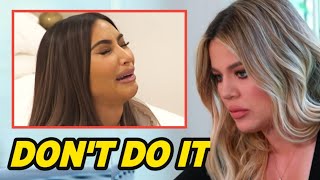 TRUTH OUT🛑 Kim Kardashian PANICS As Khloe Kardashian THREATENS to reveal this her hidden secrets [upl. by Kraft]