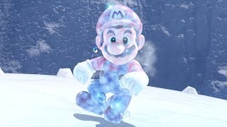 Super Mario Odyssey  All Snow Kingdom Power Moons [upl. by Nahtahoj]