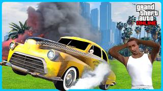 GTA 5 Online  Extreme Crazy Taxi Funny Moments How To Taxi Gta Online [upl. by Tomasz867]