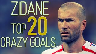 Zinedine Zidane Top 20 Legendary Goals [upl. by Yeliw]