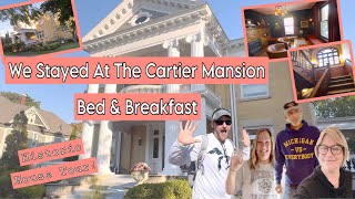 We Stayed At The Cartier Mansion Bed And Breakfast  Historic House Tour [upl. by Singer]