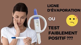 Evaporation ou Positif  Comment savoir  Décryptage des lignes de test de grossesse [upl. by Sancho480]