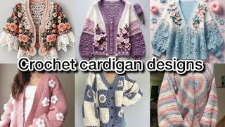 Crochet Cardigan Winter Design for Girls 2024  Winter New Crochet Cardigan for Girls June 2024 [upl. by Doughty]